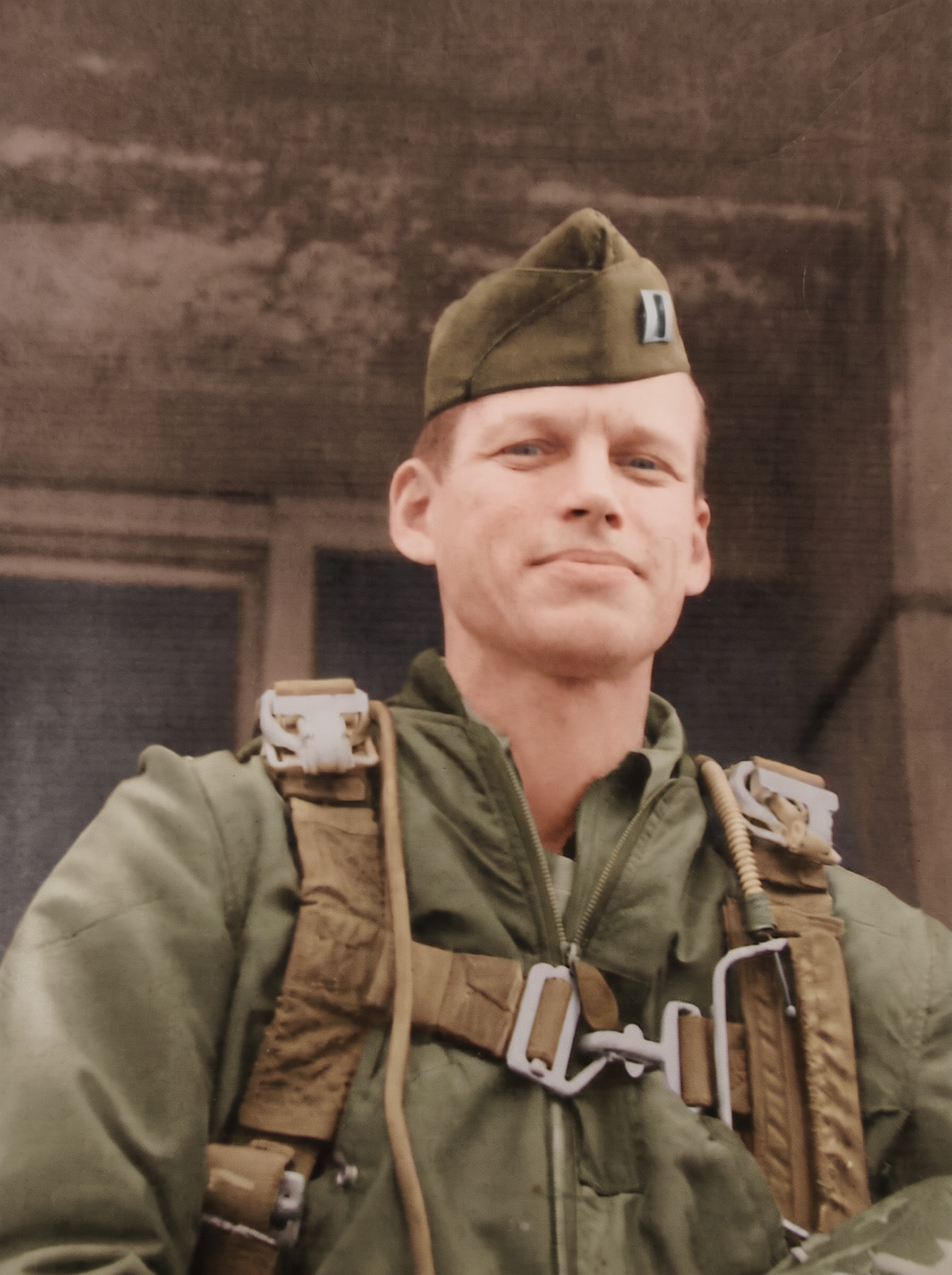 Rodger's military portrait after restoration and colourisation
